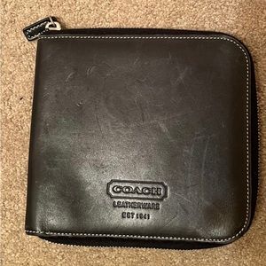 Coach 100% Leather CD Case